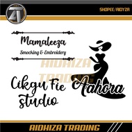 Custom Cutting Sticker Brand Company Decal Tempah Stiker Potong Outdoor Indoor