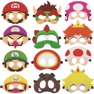 Children Party Mask Cartoon Mario Game Dress Up Mask Masquerade Party Demon Ancients Role Playing Gifts
