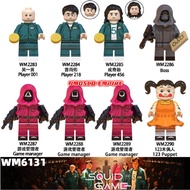WM6131 SQUID GAME MINIFIGURE WM2283 WM2284 WM2285 WM2286 WM2287 WM2288 WM2289 WM2290