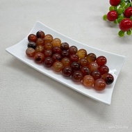 Flower Pot Round Beads Crystal Stone Supply Polished Manufacturer Ball Red Agate Particles Red Agate