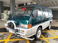 1993年 三菱得利卡【2.5 藍銀色 手排 柴油 渦輪 4WD 最頭批日本原裝引擎 四方燈 內外漂亮 里程27萬 一手