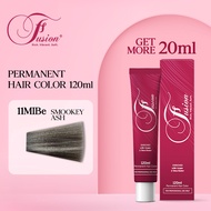 Fusion Permanent Hair Color GRAY F12.01/ F12.16/ F9.16/ F12.18 / F9.18/ 9PA/11MIBe/ 11BE Series 120m
