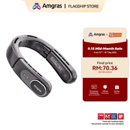 Amgras NeckFan Pro Portable Neck fan collapsible kipas mini 360° Silent Fan cooler Surround Air Outl