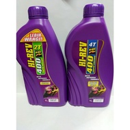 100% ORIGINAL HI-REV HIREV 2T/ 4T MINYAK 2T/ 4T MINYAK HITAM 400 500 645 700 724 800 SUPER RACING 1L