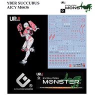 [MONSTER ] MD002 CYBER SUCCUBUS AICY M6636 WATER SLIDE DECAL FLUORESCENT