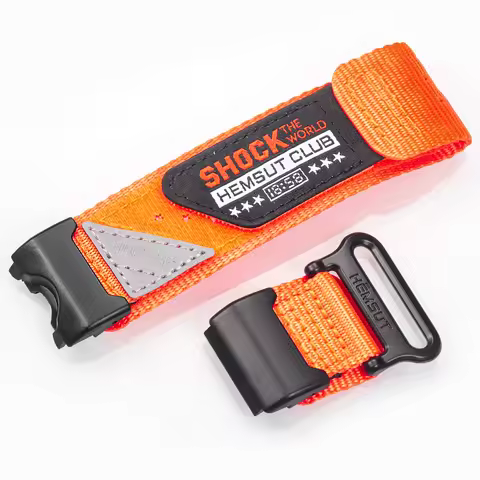 Hemsut Watch Band Strap for Casio G-shock GWG-1000 GWG1000,Super Rugged Black Nylon Sports Strap