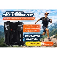 GAVIN Ultra Lightweight Trail Running Vest Backpack Hydration Pack Hiking Cycling Gear Adjustable Fi