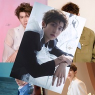 room decor poster Wang Yuan Poster Bintang Periferal Foto autograf HD yang sama Pelekat Dinding Bili