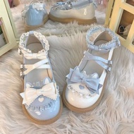 Lolita Shoes Girls Girls Sweet Lolita Shoes Lolita Small Leather Shoes Single Shoes Matching All-Mat