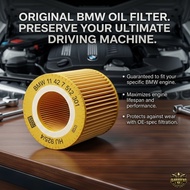 BMW Oil Filter 11427512300 E46 E39 E60 E36 X3 X5 Z4 M52 M54 Engine Penapis Minyak Hitam Mann HU925/4
