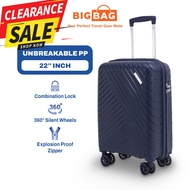 BIG BAG Glider 22" (PP) Polypropylene Luggage 22 Inch Unbreakable Luggage Bag Travel 22 Inch Suitcas