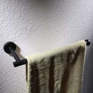 20 CM Towel Bar Wall Mounted Bathroom Accessories In Alba Matt black Stainless Steel Matte Toilet Holder