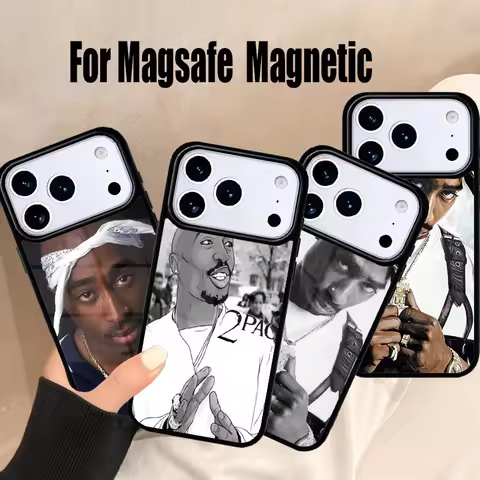 2pac Tupac Shakur Rap Rapper Phone Case For iPhone 17 Air 16e 15 14 13 12 11 Pro Max Plus Magsafe Wi