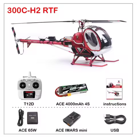 JCZK 300C PRO 470L DFC 6CH Scale RC Helicopter RTF One-key Return GPS Hover with AT9S PRO Transmitte