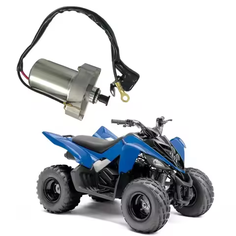 for Yamaha Raptor 90 2006-2023 Grizzly 90 2019 2020 2021 2022 2023 Starter Motor 9 Teeth 43D-H1800-0