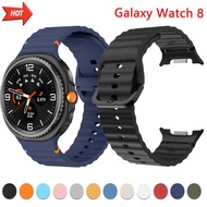 Original Silicone Strap for Samsung Galaxy Watch 8 Classic 46mm/8 40mm 44mm Replacement Band 8 Corre