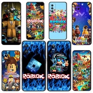 for Realme 8S 8i 9i 9 10 Pro Plus 12 12X TPU Black shell Soft Phone Case Protective Cover Roblox mob