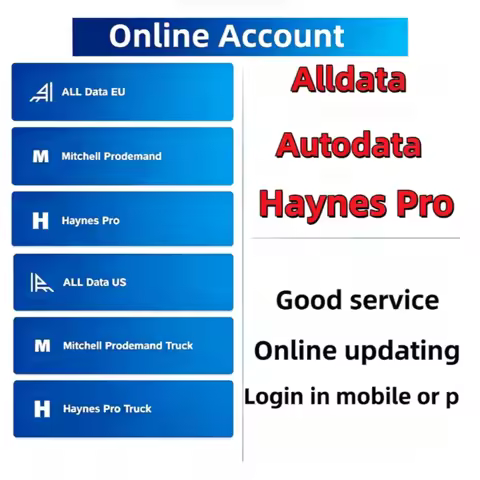 2026 Newest Autodata All Data Online Account Identifix EU Account Software Support Mobile Or Laptop 