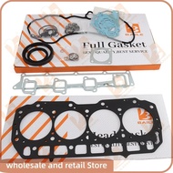 4TNV98 4TNV98T 16V Full Gasket Kit Set For Yanmar or Cylinder Head Gasket Overhaul Rebuild Kit Engin