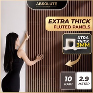 [24MM EXTRA THICK] Fluted Wall Panel Heavy Duty Fluted Wall Decor Fluted Panel Wall Decoration Flute