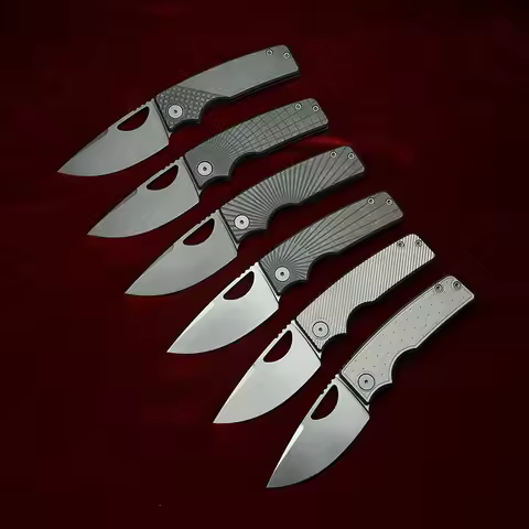 LEMIFSHE 2026 OZ Rosie V3 Real m390 Blade Titanium handle Copper Gasket Pocket EDC Tool Camping Outd