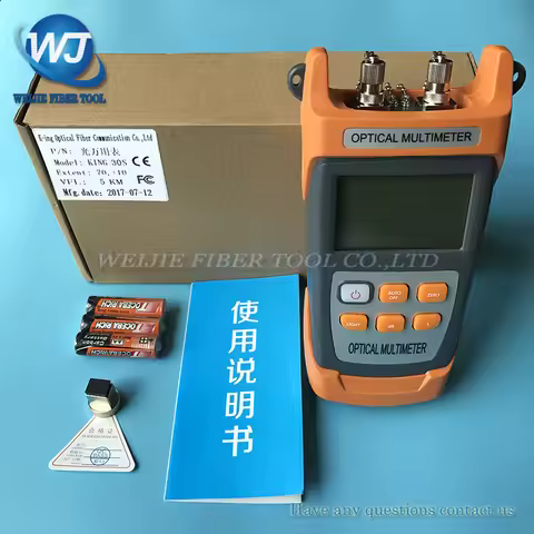 2 IN 1 Optical power meter -70 to + 10dBm + VFL Visual fault locator 1mW 5KM KING-30S