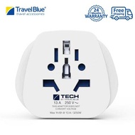 Travel Blue World to Europe (Schuko) Travel Adaptor - Earthed - 2 Pack - TB-902