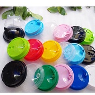 Carton of 1000 Heart Cup Lids / Paper Cup Mouth Diameter 90mm