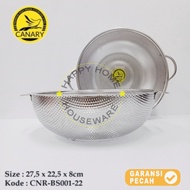 CANARY 22.5cm Stainless Steel Strainer Basin Multipurpose Strainer Container BS001-22