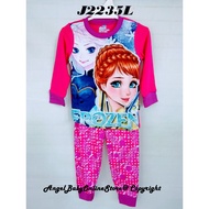 235L J2 HEYOU Girl Cartoon Cotton Sleepwear Pajamas Set Frozen (2y, 3y, 5y, 6y, 7y)
