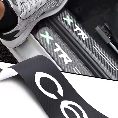 for citroen c2 c2r2 c3 c4 c5 c5x c6 c8 vts vtr xtr 4pcs Car threshold Car sticker car accessories