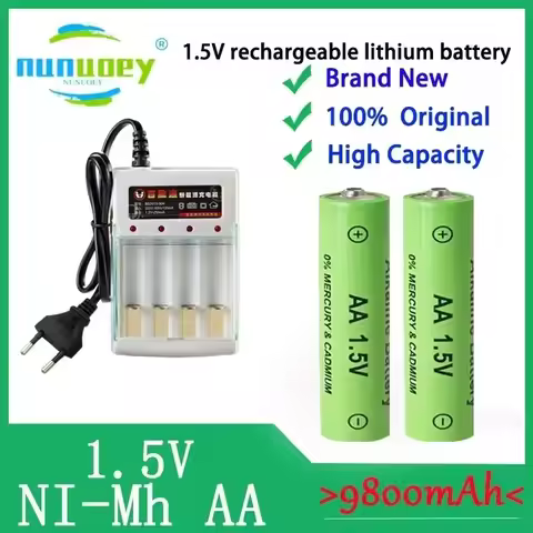 1.5V rechargeable AA battery 8800mAh AA 1.5V new alkaline rechargeable battery, used for LED lights,