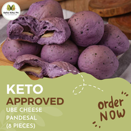 Keto Ube Cheese Pandesal - Hearty Bread - Keto/Low carb Product Made from Almond Flour