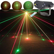 ESHINY RG RGB Laser 8/12/32 Patterns Projector DJ Environment Light Dance Party Christmas Stage Ligh