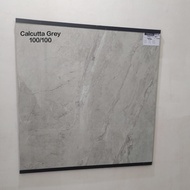 Granit Lantai 100x100 Valentino Gress Calcuta grey motif marmer glazed