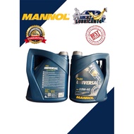 MANNOL UNIVERSAL SAE 15W-40 ENGINE OIL 4L + OIL FILTER SCT (FREE MANNOL MOTOR FLUSH)