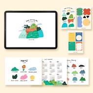 電子手帳 |  2025 一起登山吧 / iPad手帳 / 轉跳式 / 無時效手帳