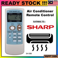 SHARP Air Cond Aircon Aircond Air Conditioner Remote Control Replacement