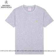 U.S.A original Boutique Brooks Brothers solid color T-shirt white round neck short-sleeved bottoming
