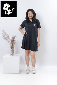 DRAGON TSHIRT - BASIC MINI DRESS IMLEK DRAGON CNY TUNIK KEKINIAN OVERSIZE