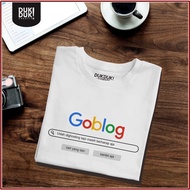 Unique Word T-shirt GOBLOG G00gLE LOGO Distro T-shirt men women viral t-shirt po575y