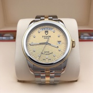 Tudor/tudor Series 56003 Men's 18K Gold/Stainless Steel 39mm Diameter Dual Calendar Automatic Mechanical Watch