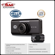 Hella Driving Video Car Recorder DR820 GPS Module WiFi 2 Channel Front/Rear Full HD 24Hours Recorder