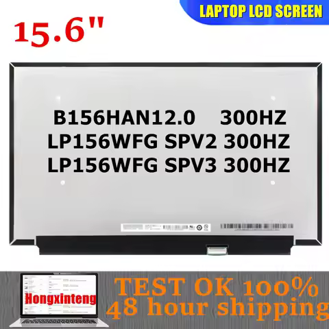B156HAN12.0 LP156WFG SPV2 LP156WFG SPV3 Original 15.6INCH Laptop LCD Screen 40PINS 300HZ 100%SRGB FO