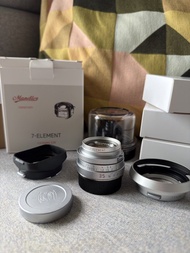 Mandler 7-Element 35mm F2 Silver Brass 銀色 黃銅 七枚玉 七妹 (Leica Summicron 35 Replica)