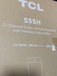 TCL S55H .TCL Dolby Atmos Soundbar soundbar 連專業超重低音