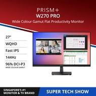 PRISM+ W270 PRO | 27" 144Hz WQHD [2560 x 1440] Fast IPS Professional Monitor