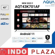 Terbatass TV AQUA 43 Inch SMART ANDROID 43AQT1000U FULL HD (KHUSUS