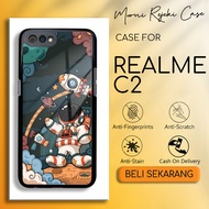 HP Realme C2 Phone Case Realme C2 Astronaut Cute Casing Hardcase Softcase Glossy 2d Case Cheapest