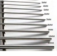 1pcs stainless steel tube length 1meter 304 Stainless tube Capillary Tube 2mm/3mm/4mm/5mm/6mm/8mm/10